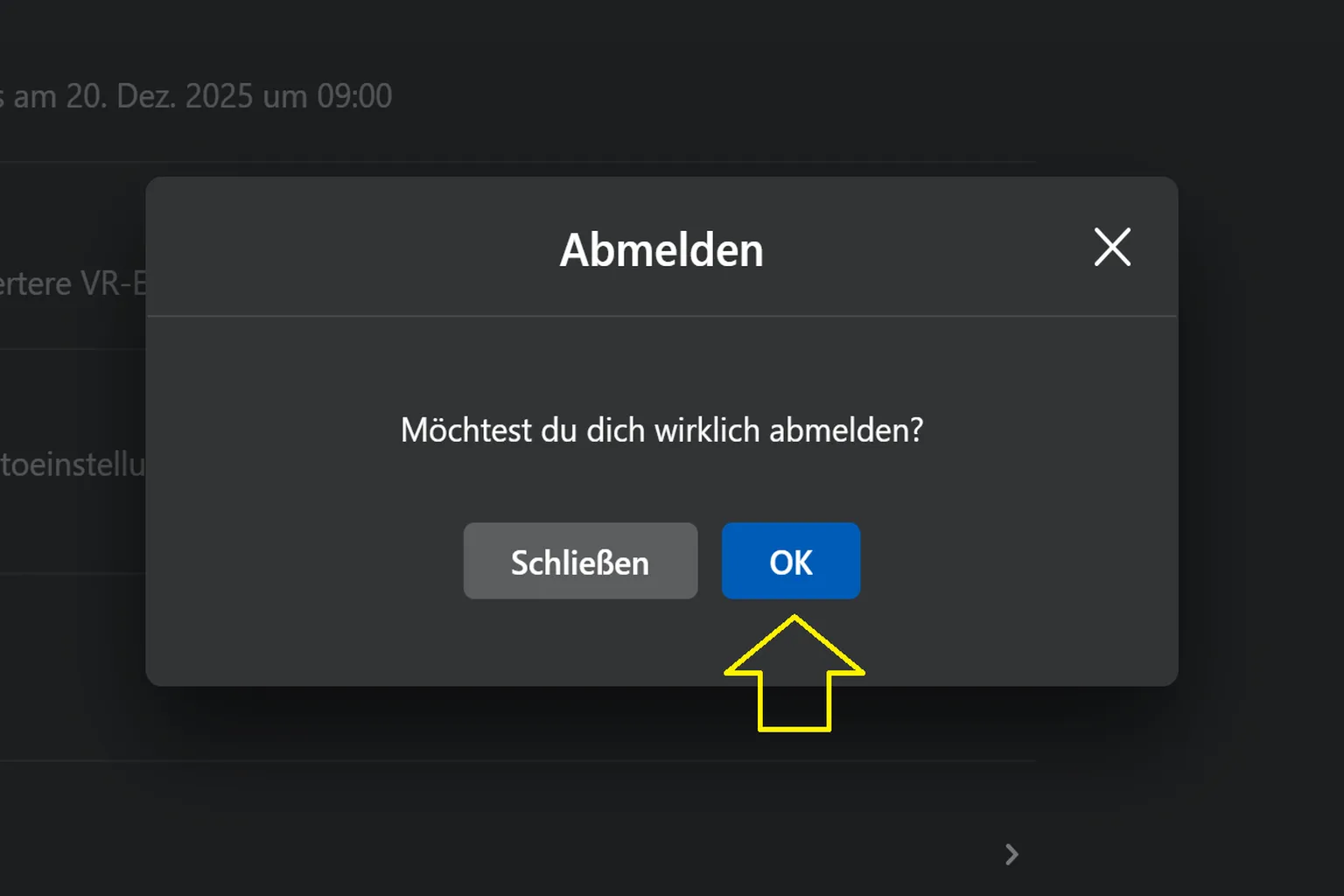 Meta Horizon Link Anmeldeseite mit Meta Logo und der Schaltfläche Einloggen oder Konto erstellen