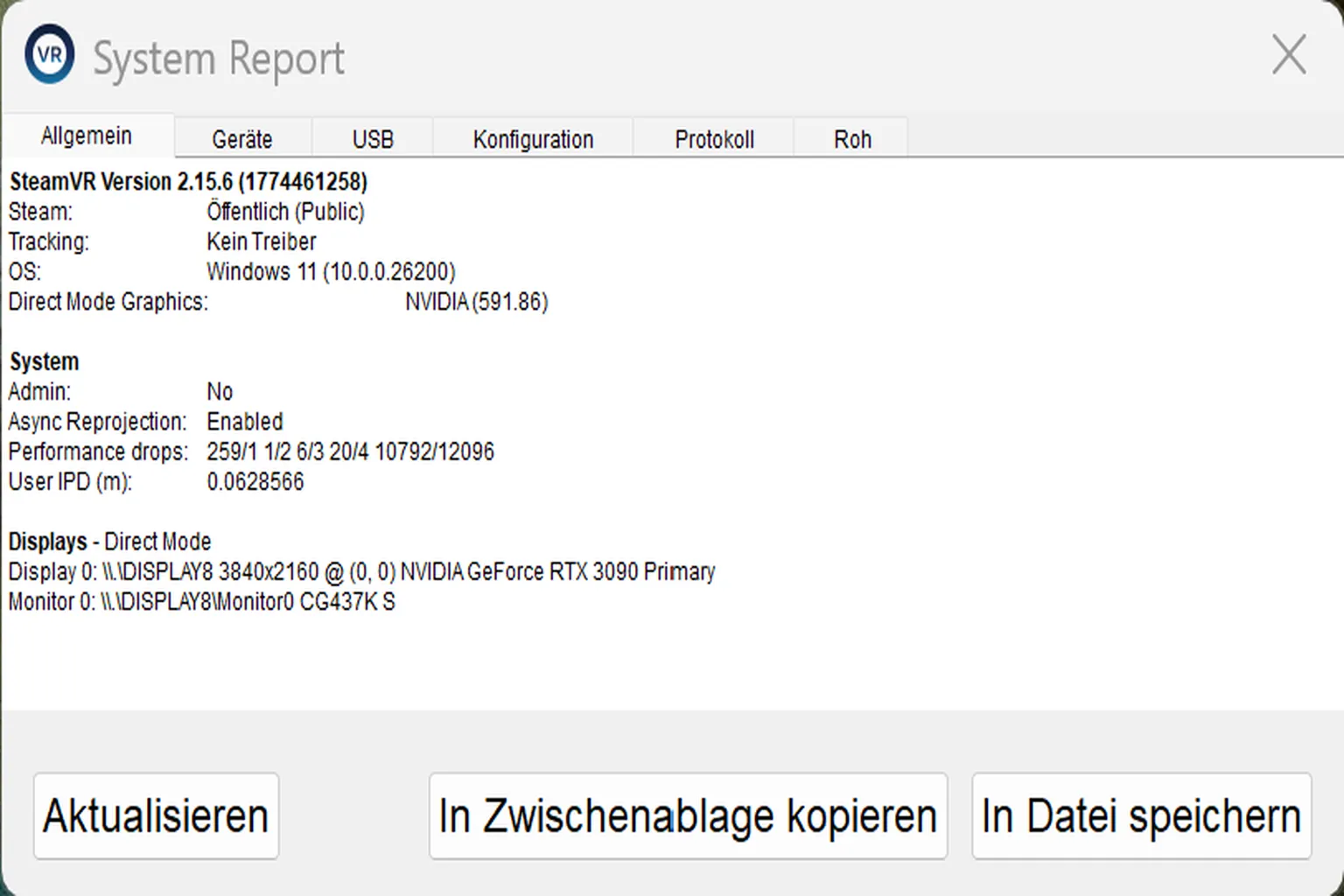 Du kannst Systemversionsdetails und Hardwareinformationen anzeigen und auch detaillierte Systemberichte erstellen.
