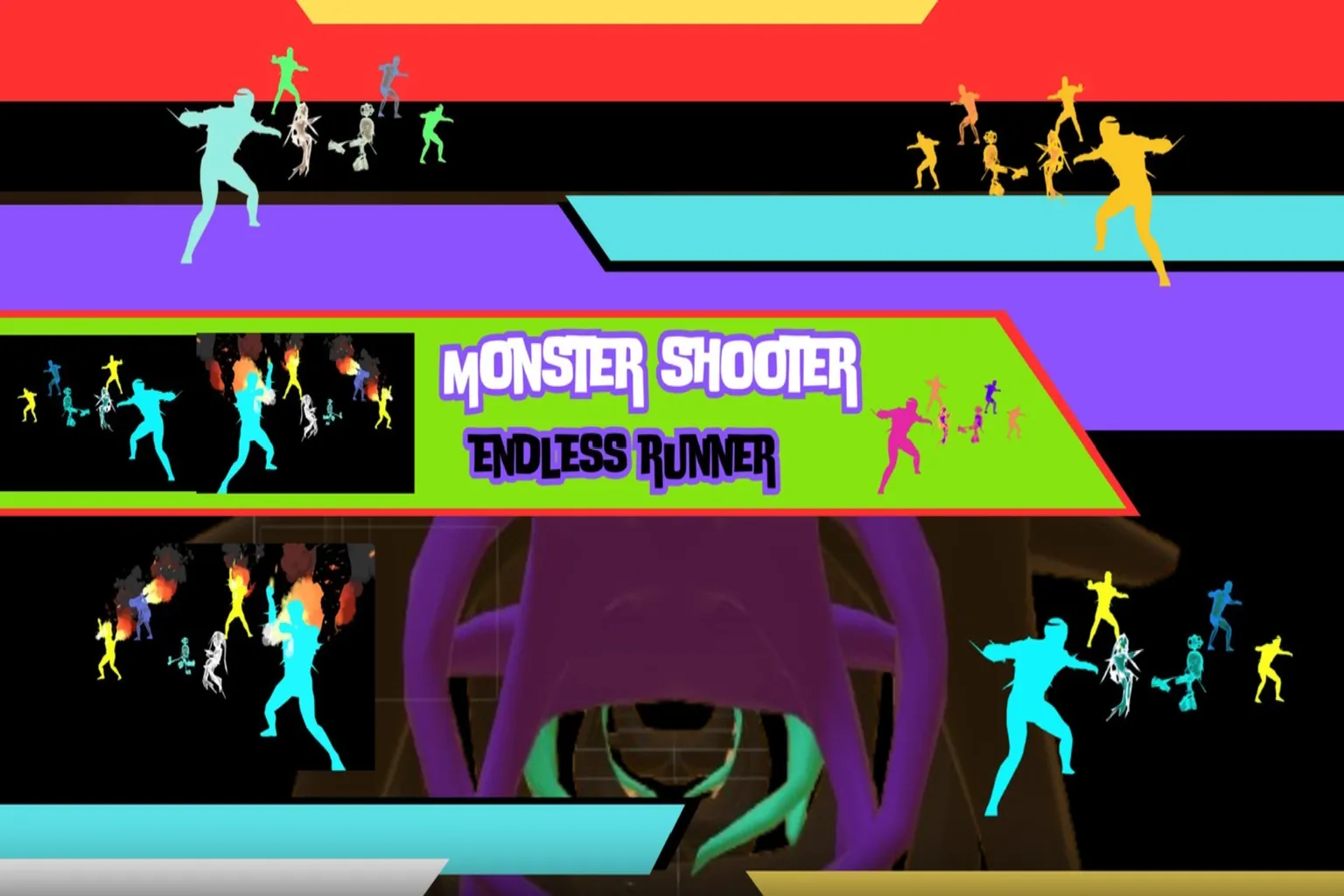Monster Shooter Endless runner