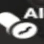 Nahaufnahme des AI-Interactive-Symbols im VRPorn Videoplayer.