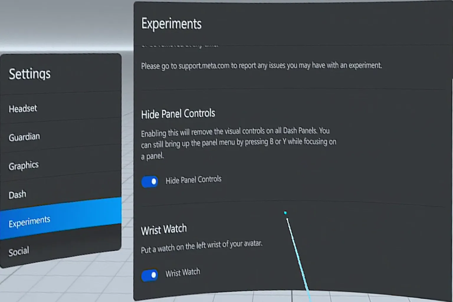 Enabling the “Hide panel controls” option to remove unnecessary buttons and UI hints from panels.
