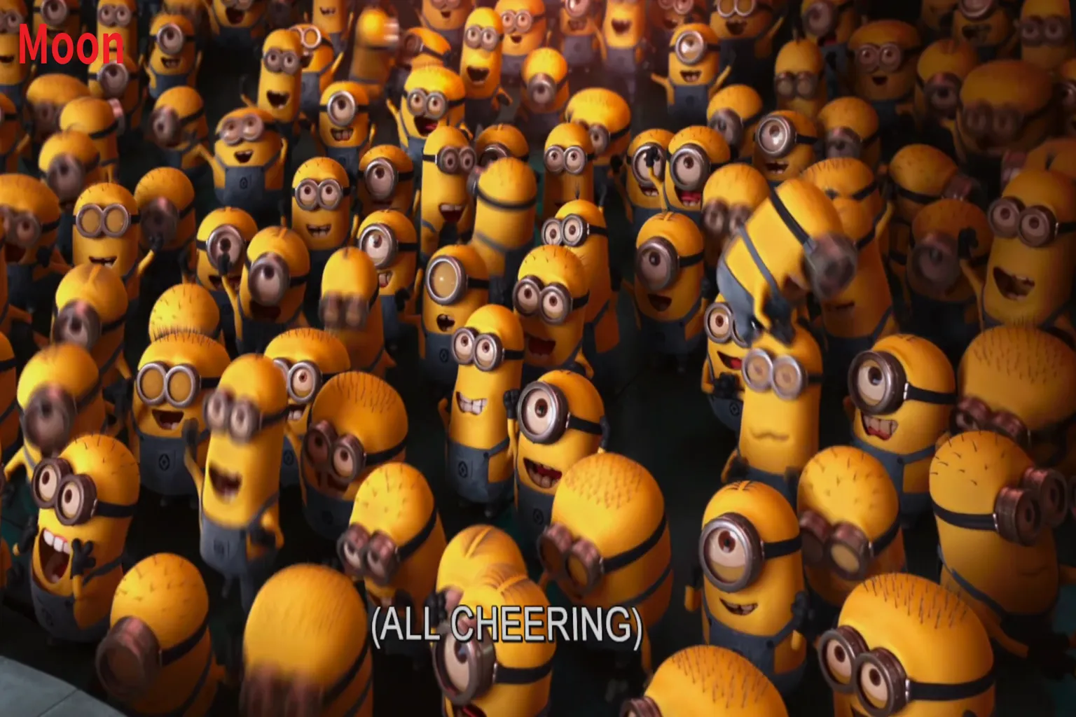 Playing Despicable Me in Moon VR Player, with HDR Plus mode delivering vivid and highly saturated animated colors.