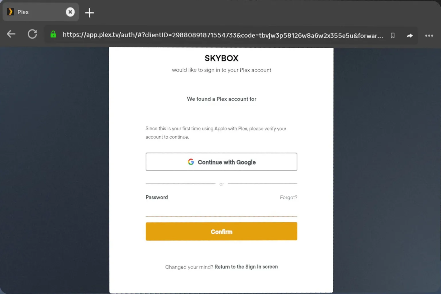 Google login is unavailable, and attempting to log in with an email address results in an error