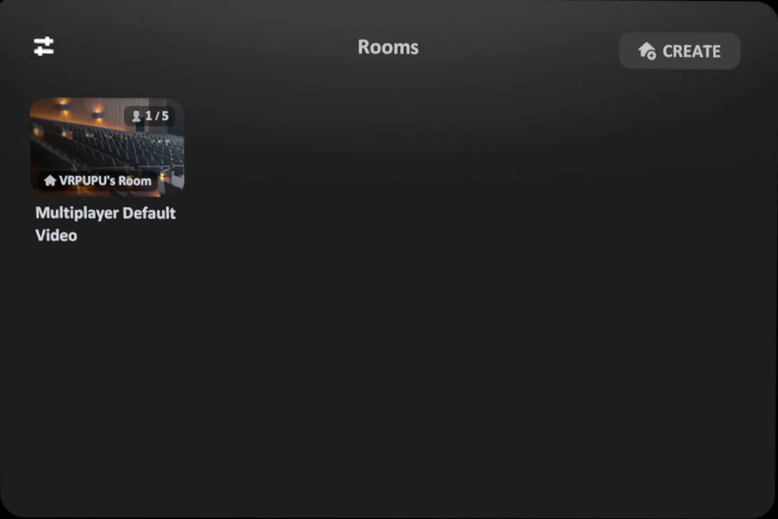 Friends can join through the Room feature, where a list of available rooms and their statuses is displayed.