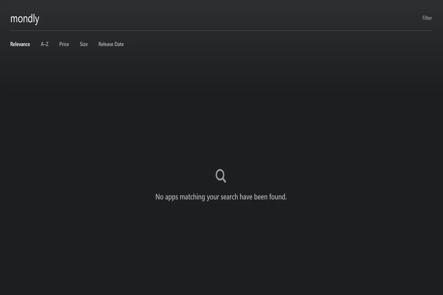 Searching for Mondly in the Meta PC Store returns no results. Even if marked Cross-Buy, some titles may not appear unless you enter the full official title.