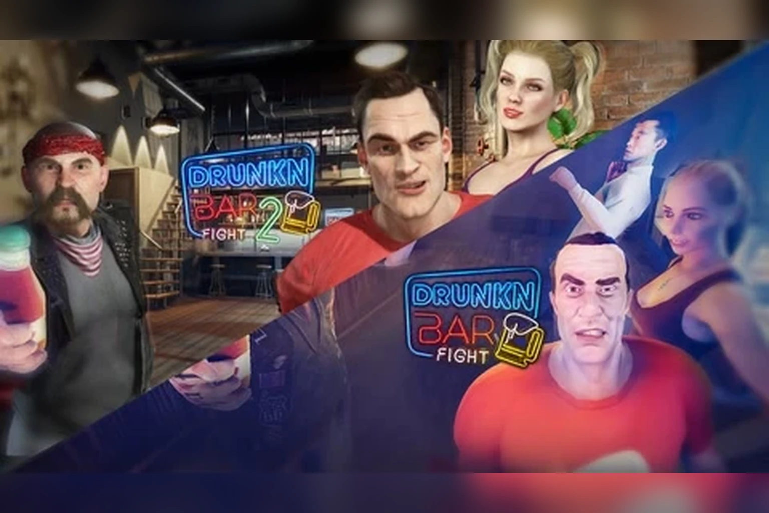 Drunkn Bar Fight Bundle – The Ultimate VR Brawling Experience!