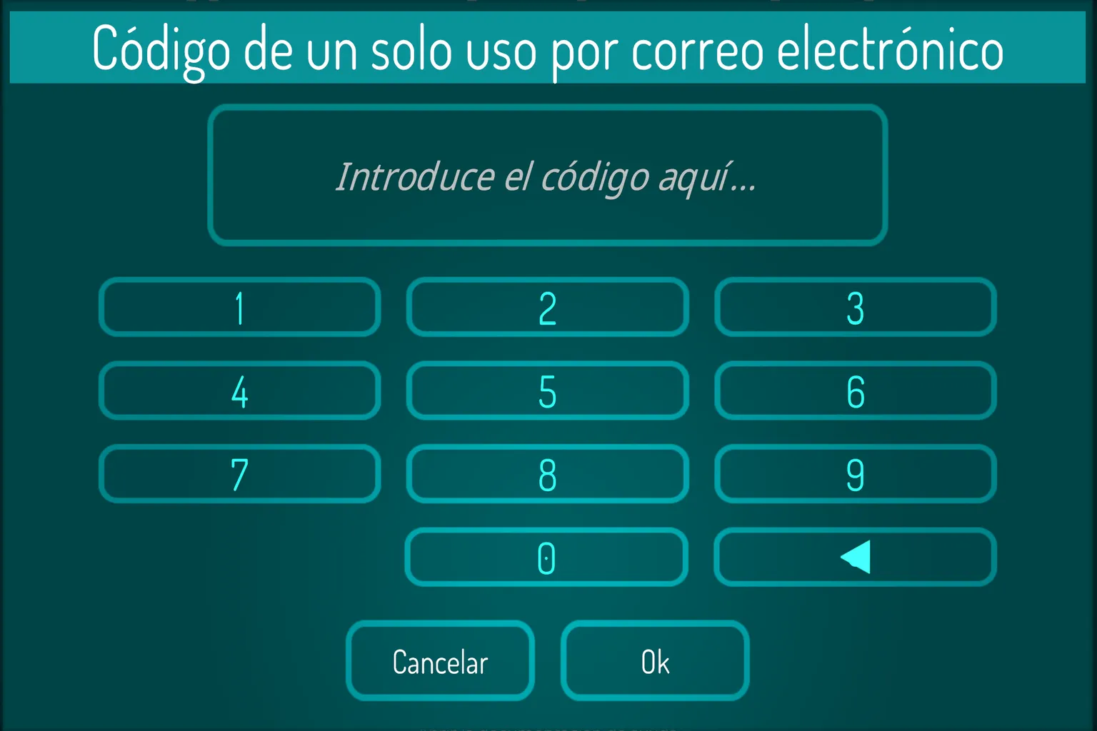 Pantalla de VRChat para introducir el código de un solo uso recibido por correo electrónico.