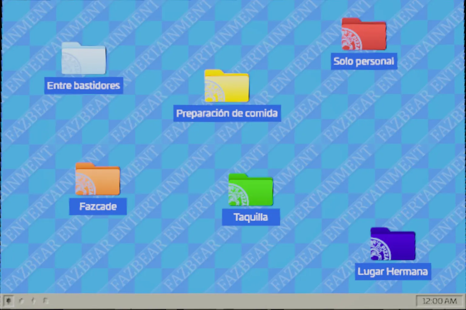 Menú principal de Help Wanted 2 con las distintas categorías de minijuegos