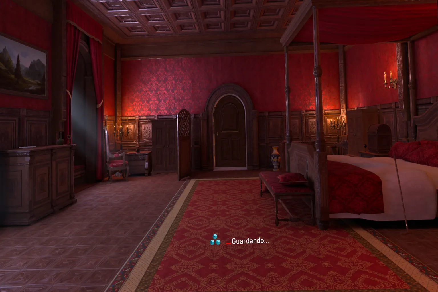 Dormitorio histórico recreado en Assassin’s Creed Nexus VR.