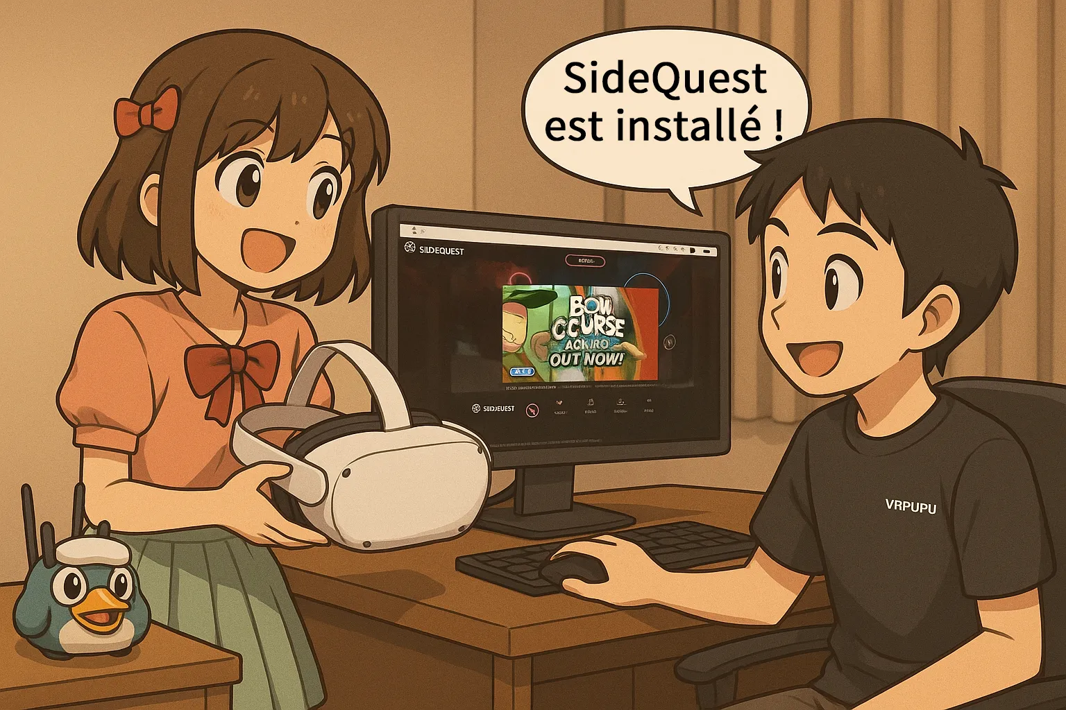 Installer SideQuest sur Meta Quest