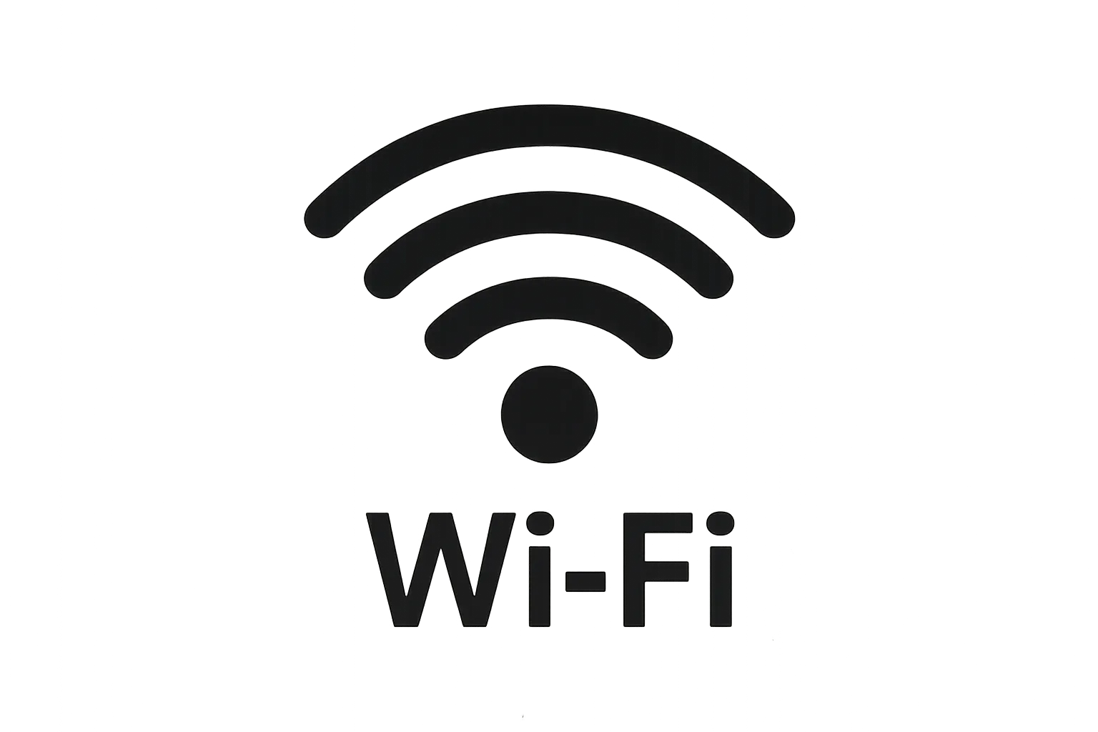 Symbole Wi-Fi représentant la connexion sans fil Air Link du Meta Quest.