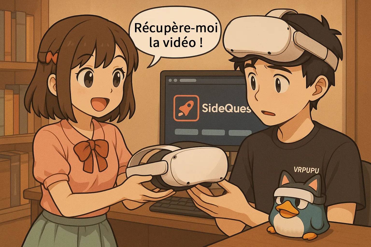 Comment transférer des fichiers entre un Meta Quest et un PC