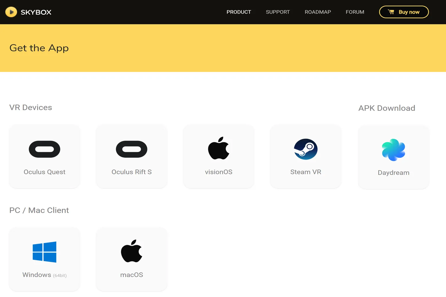 SKYBOXのチュートリアルで、公式サイトからPCまたはMac用のAirScreenクライアントソフトをダウンロードして、ストリーミング再生に対応させることをおすすめしているよ。
