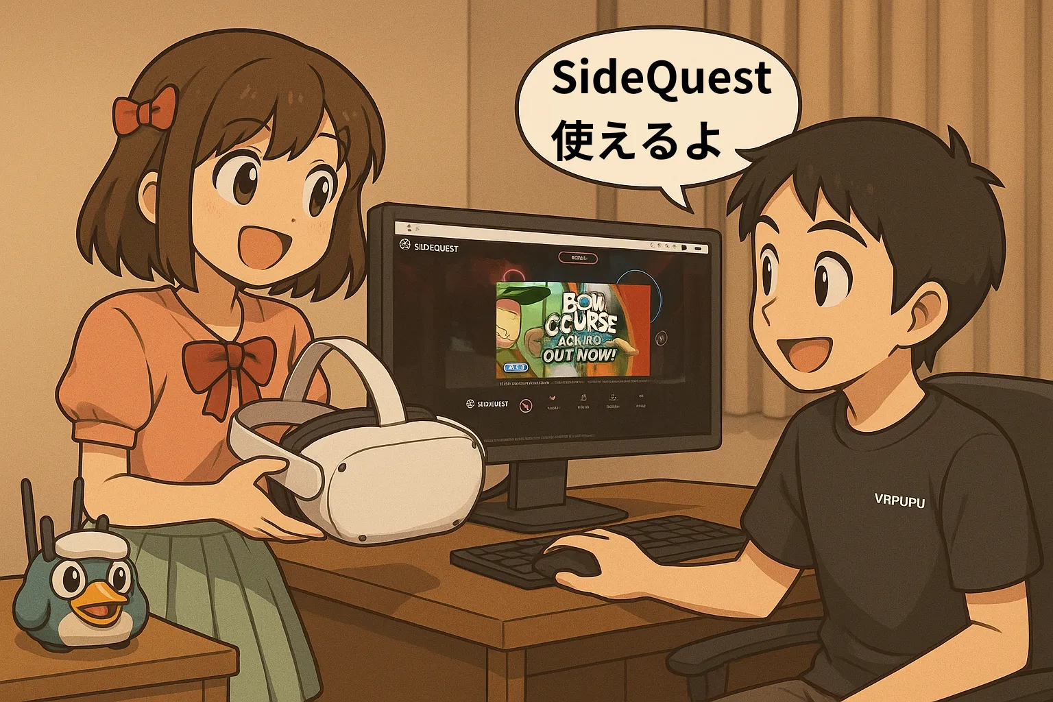 Meta QuestにSideQuestをインストールする方法