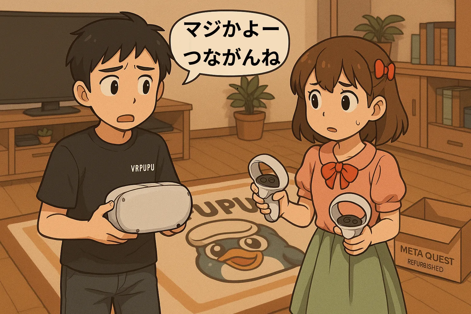 Meta Quest修理品セットアップ