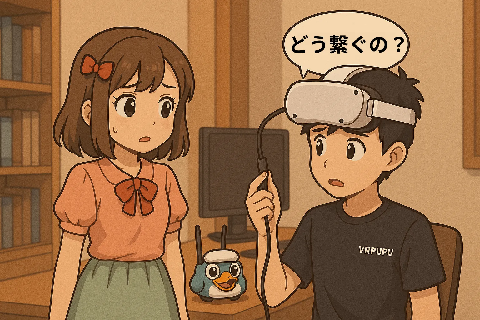 Meta QuestをPCに接続する方法