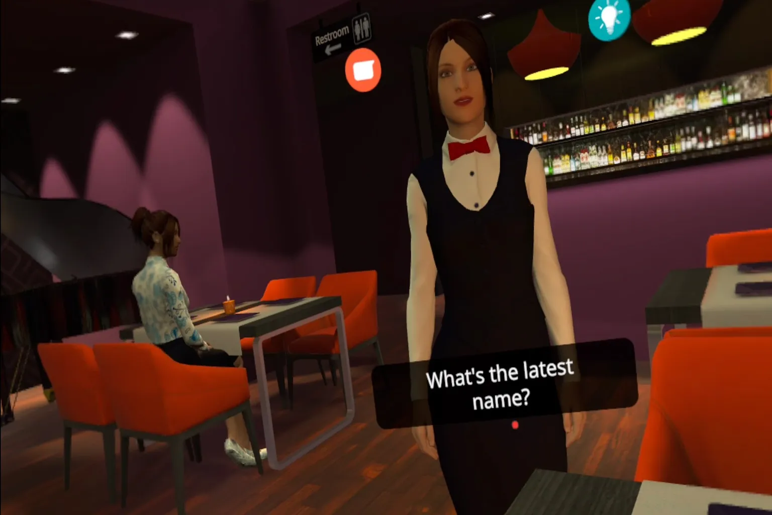 西班牙餐廳,搭訕鄰桌美女,她問我是做甚麼的?