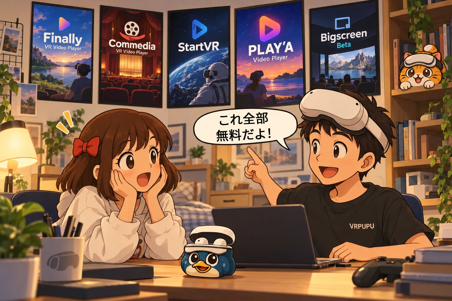 Meta Quest 無料動画プレイヤー5選