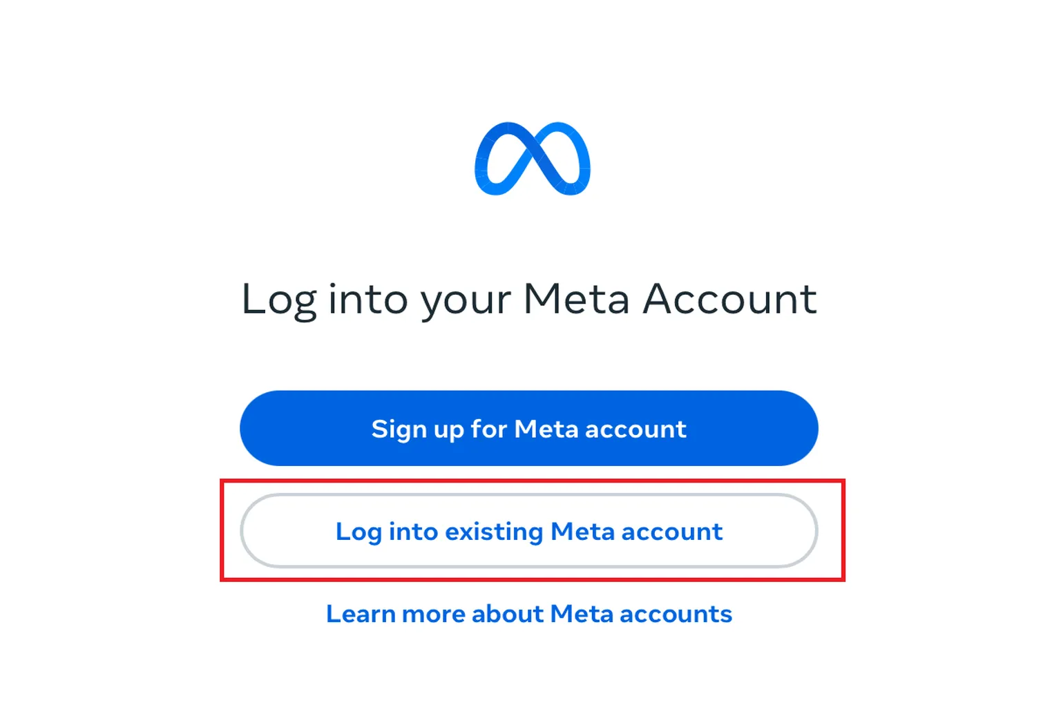 點選右上角 Login,登入 Meta 開發者帳號