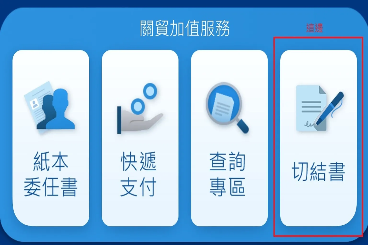 EZ Way 關貿加值服務切結書入口畫面，用於上傳FedEx分號提單資料報關