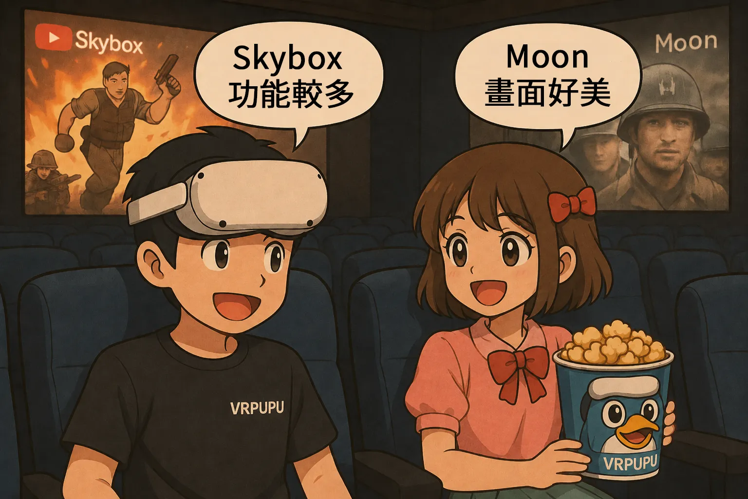 Skybox vs Moon VR Player