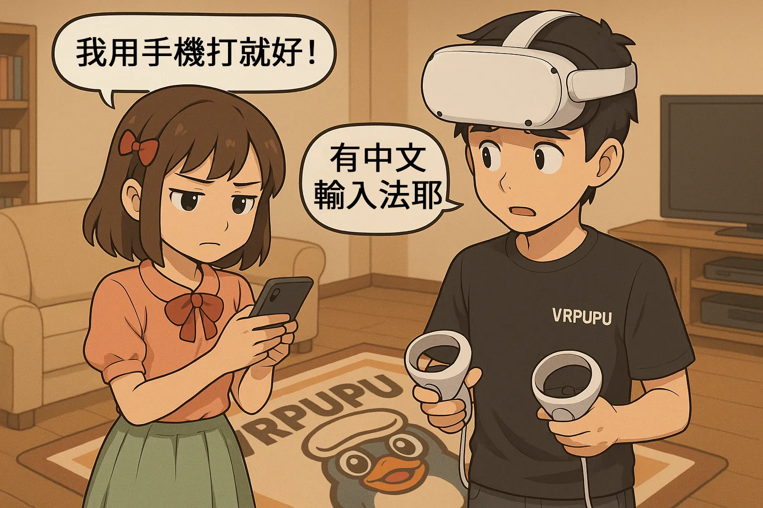 Meta Quest 沒有中文輸入法？