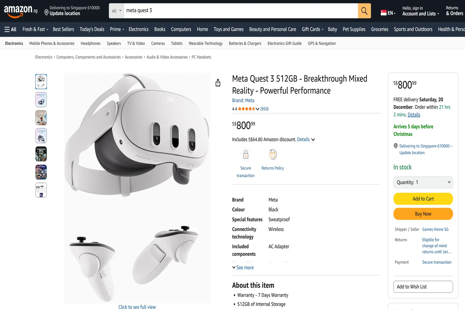 Meta Quest 3 / 3S Singapore: Where to Buy & How to Save More