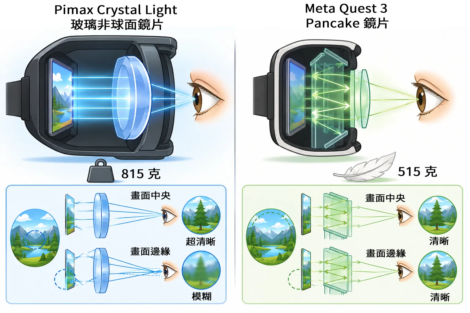 Pimax Crystal Light 評測｜畫質、舒適度與Quest 3 比較