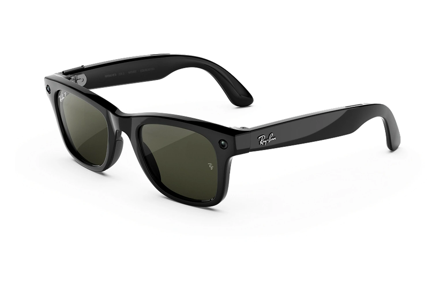 Ray-Ban Meta（第3世代） — Wayfarer。フレーム：シャイニーブラック。レンズ：グリーン。