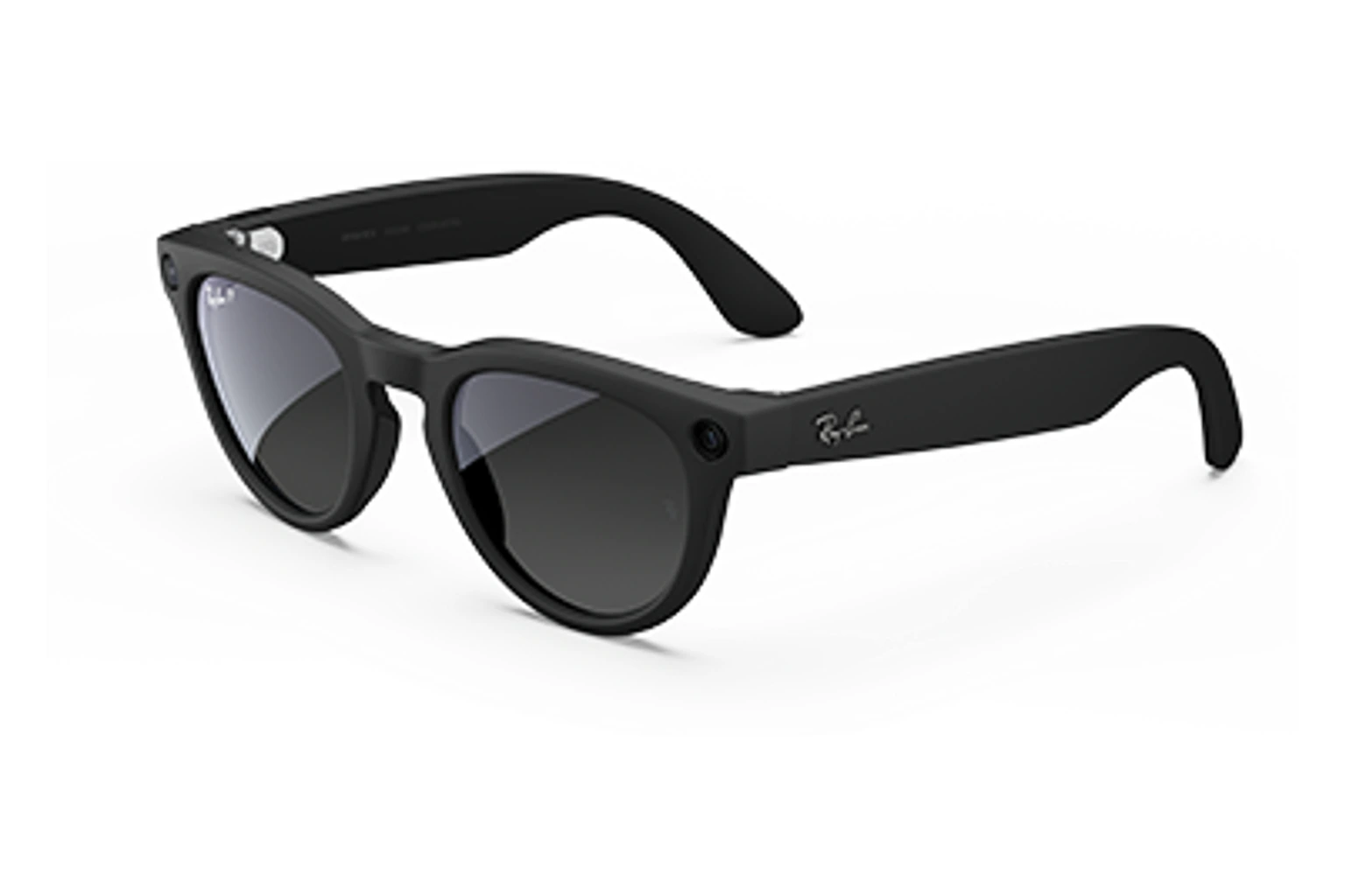 Ray-Ban Meta（第2世代） — Headliner。フレーム：マットブラック。レンズ：グラファイトグラデーション。