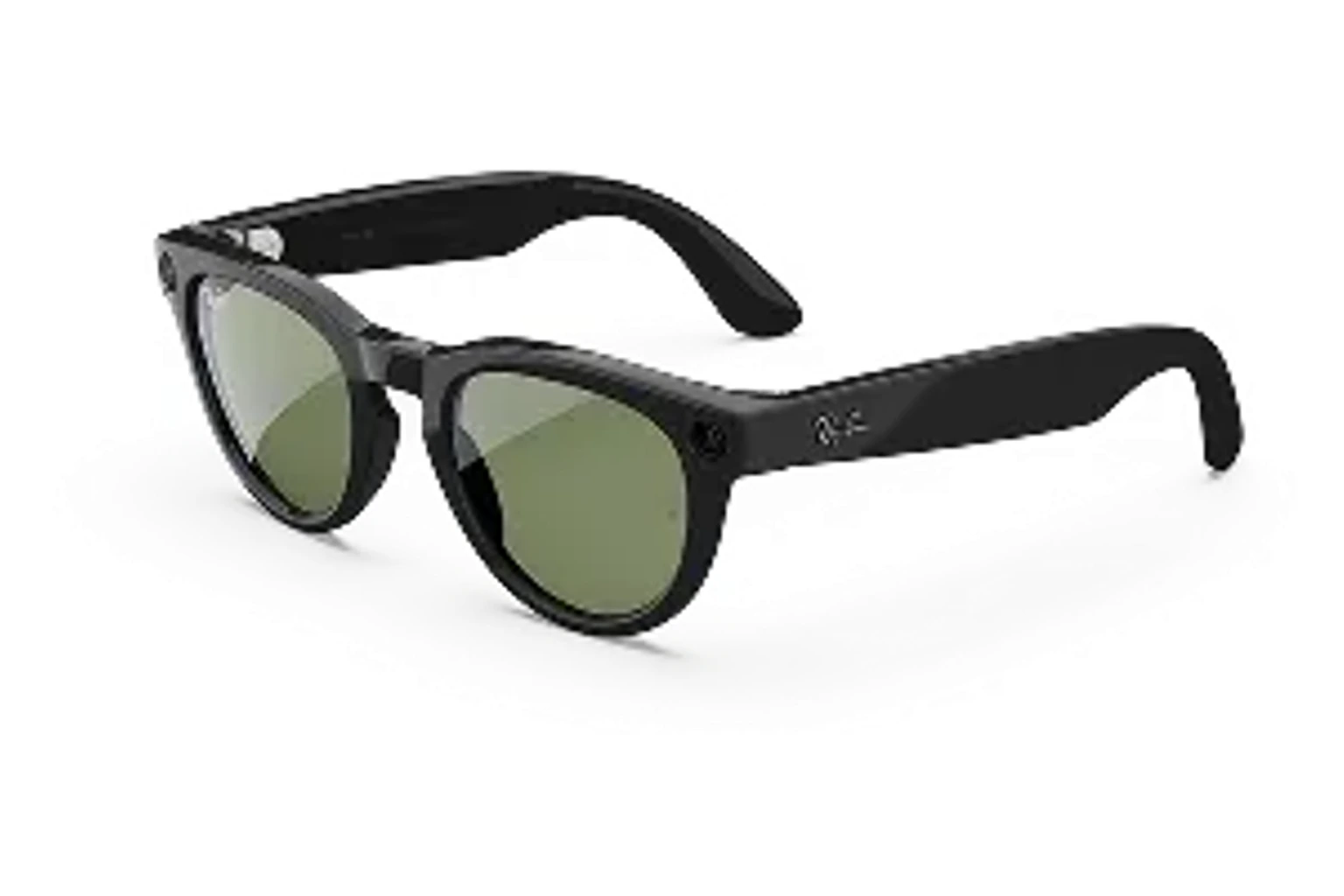 Ray-Ban Meta（第2世代） — Headliner。フレーム：シャイニーブラック。レンズ：グリーン。