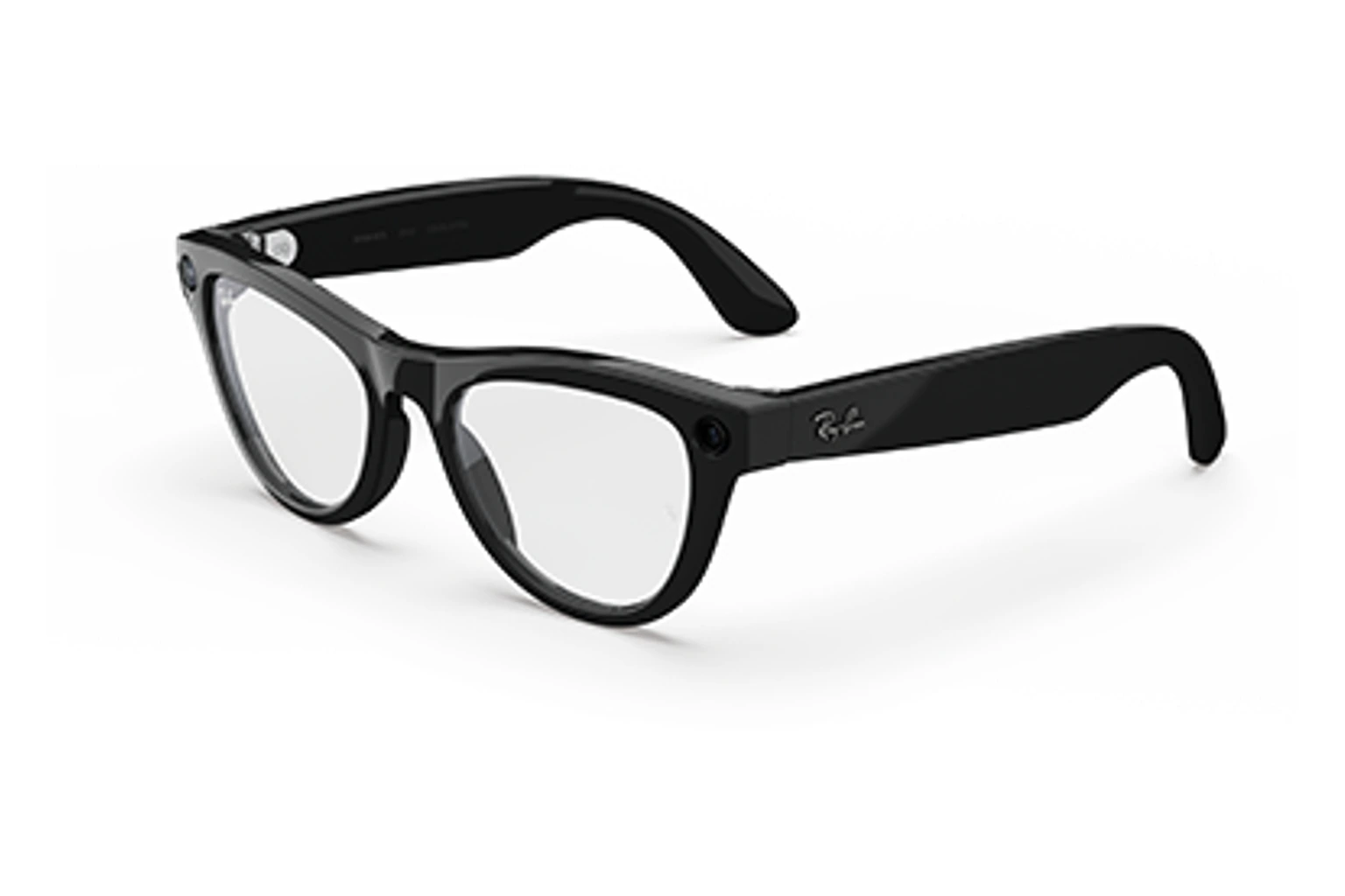 Ray-Ban Meta（第2世代） — Skyler。フレーム：シャイニーブラック。レンズ：クリア。
