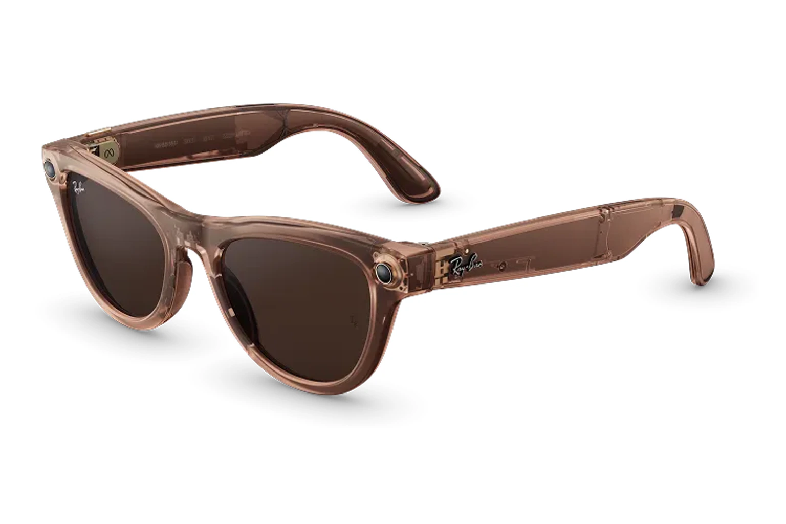 Ray-Ban Meta（第2世代） — Skyler。フレーム：シャイニーブラック。レンズ：クリア。