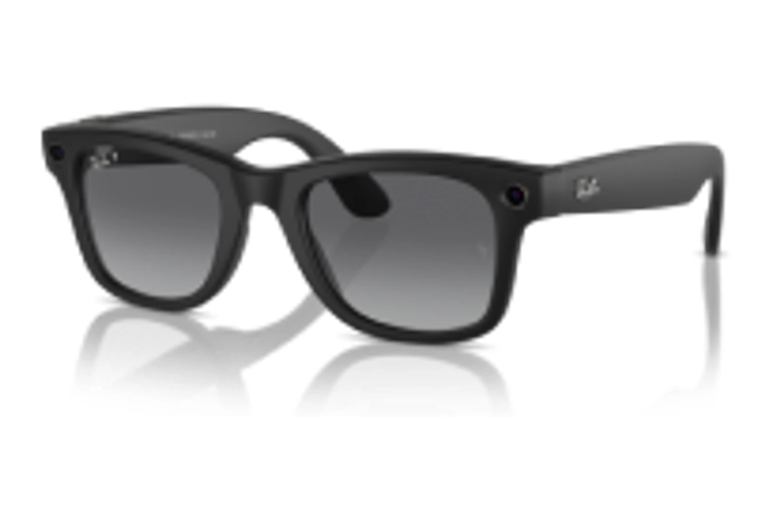 Ray-Ban Meta Gen 1 — Wayfarer，鏡框：霧面黑色，鏡片：石墨灰漸層偏光鏡片