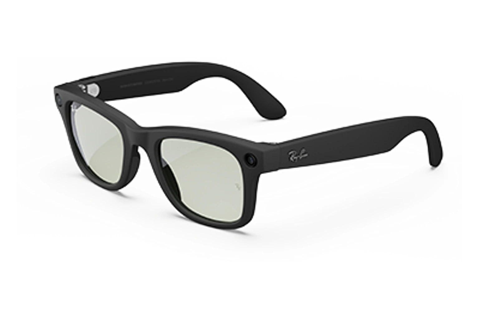 Ray-Ban Meta Gen 1 — Wayfarer，鏡框：霧面黑色，鏡片：透明至石墨綠色變色鏡片 Transitions®