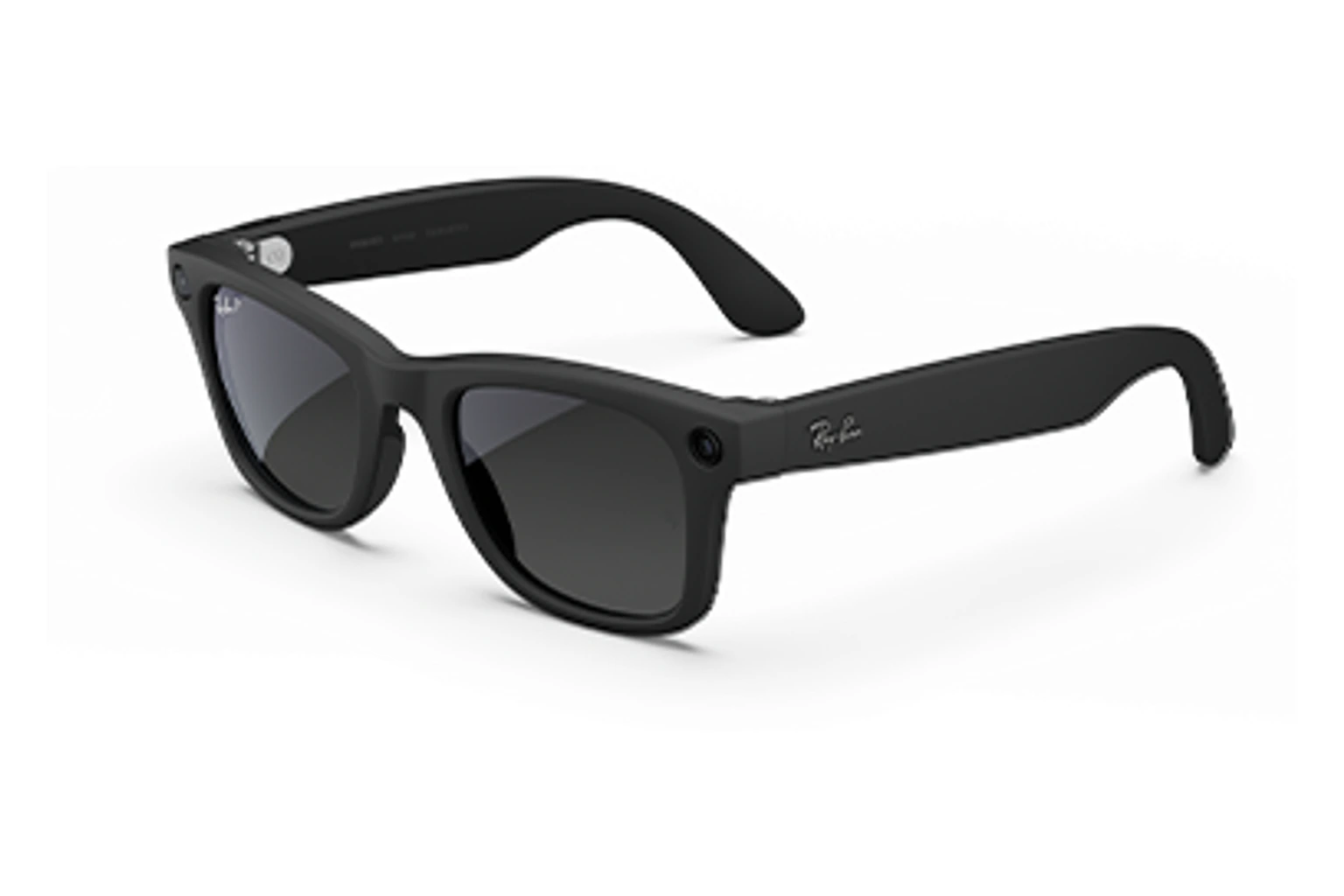 Ray-Ban Meta（第2世代） — Wayfarer。フレーム：マットブラック。レンズ：グラファイトグラデーション。