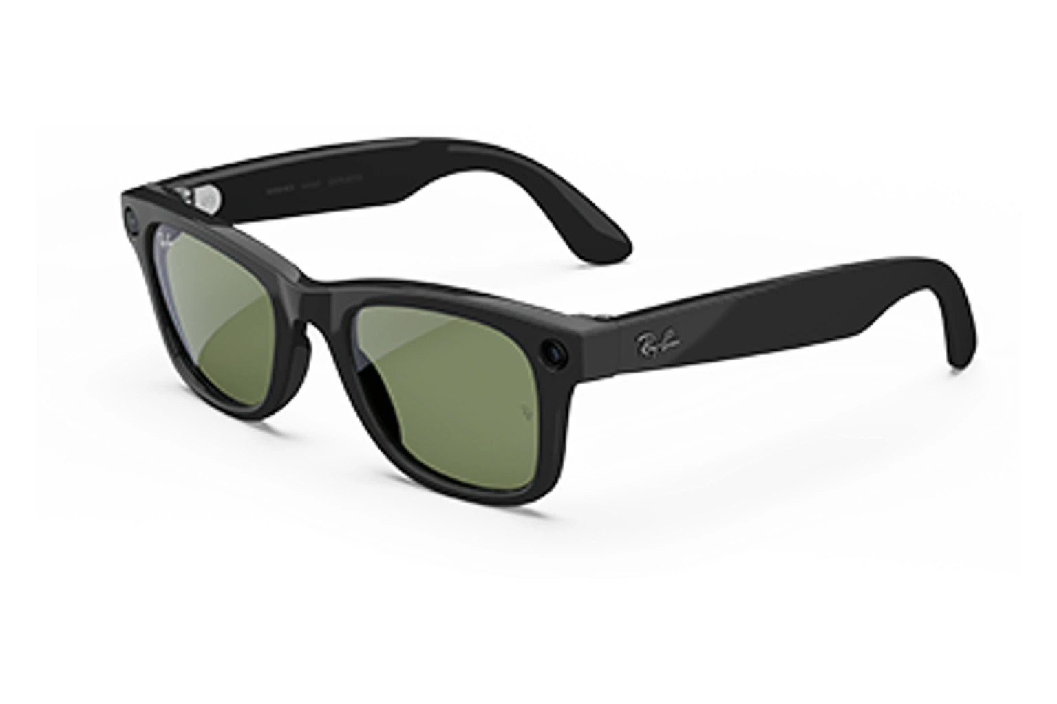 Ray-Ban Meta（第2世代） — Wayfarer。フレーム：シャイニーブラック。レンズ：グリーン。