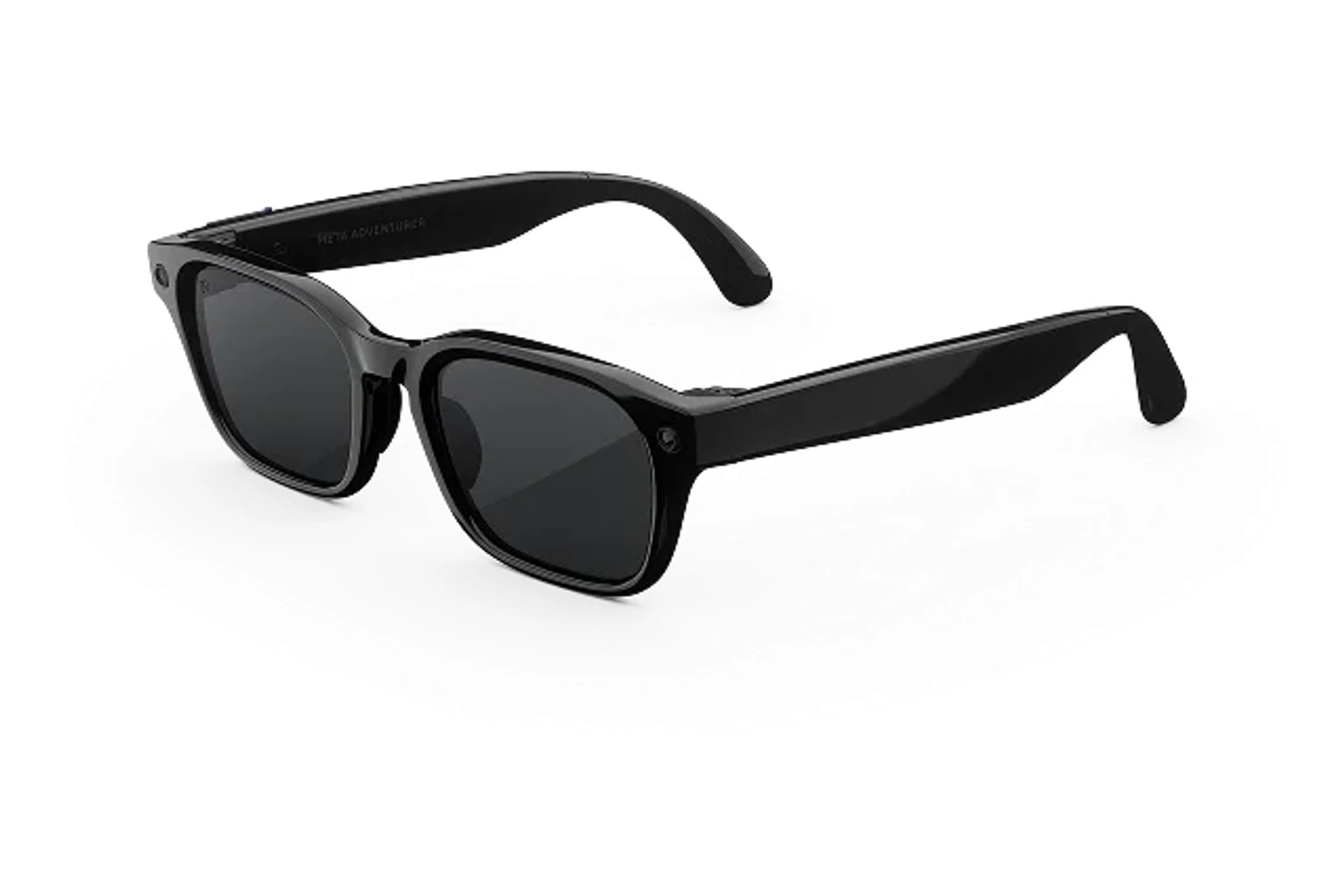 Meta Glasses Nova：クラシックブラックのフレーム、グレーポラライズドのレンズ