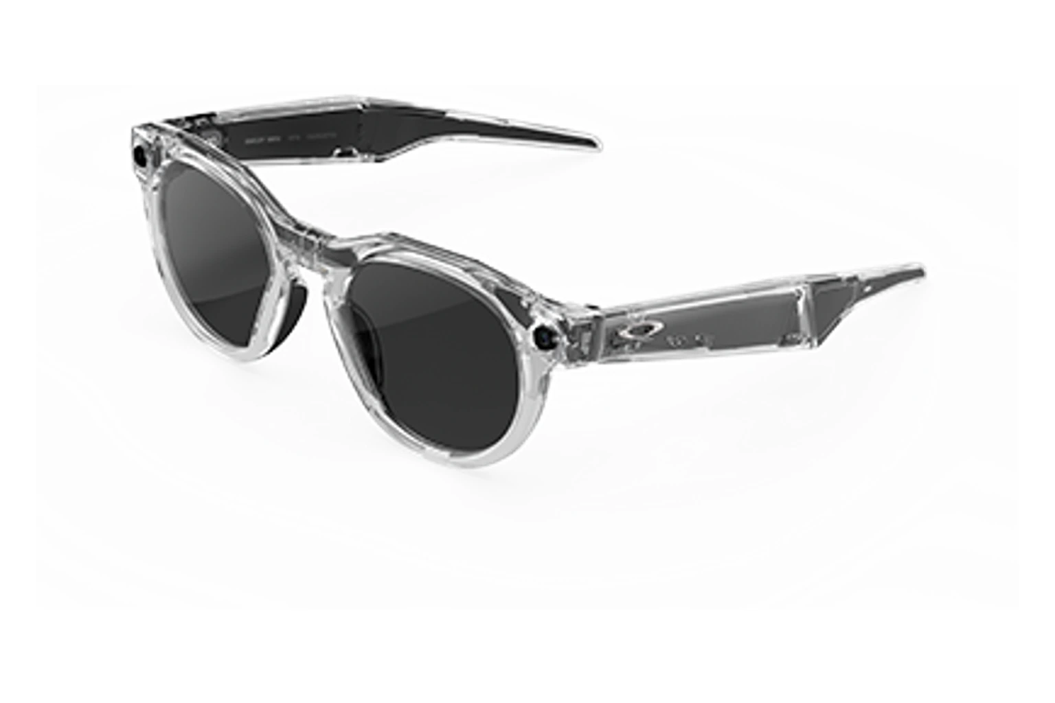 Oakley Meta — HSTN。フレーム：クリア。レンズ：Transitions® クリアからグレー。