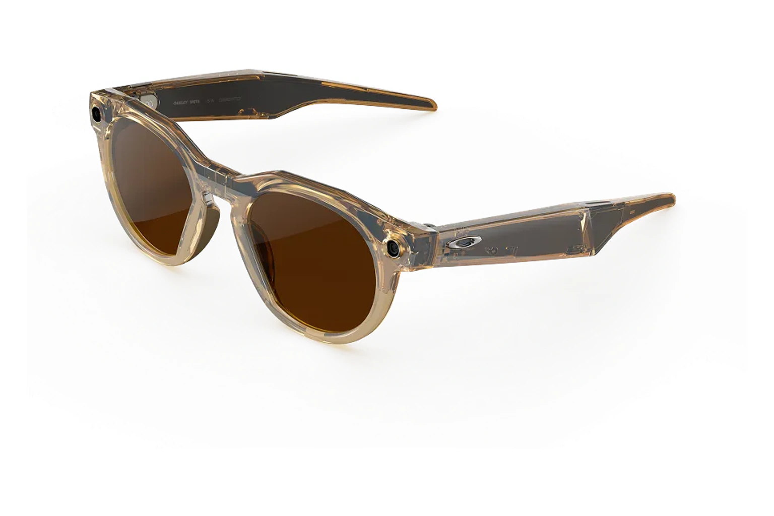 Oakley Meta — HSTN。フレーム：ライトカリー。レンズ：Transitions® ブラウン。