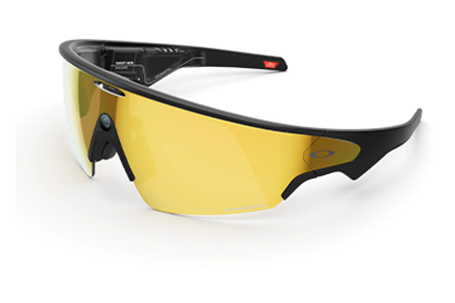 Oakley Meta — Vanguard。フレーム：ブラック。レンズ：Prizm™ 24K。
