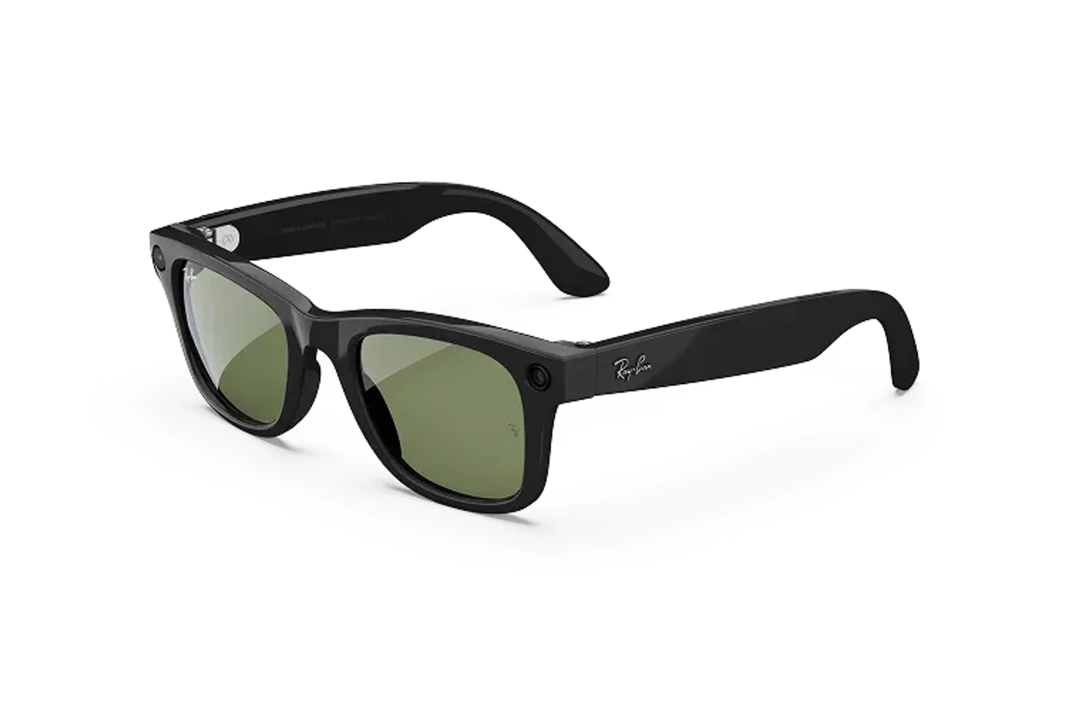 Ray-Ban Meta Gen 1 — Wayfarer，鏡框：亮面黑色，鏡片：綠色鏡片
