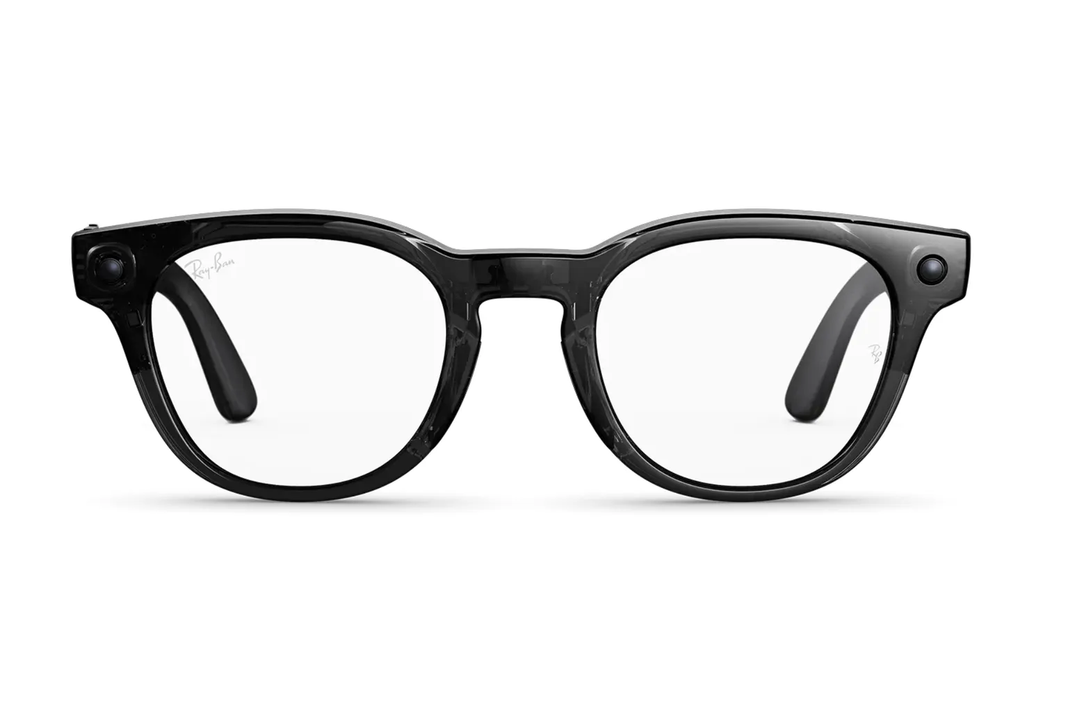 Ray-Ban Meta Scriber Optics 黑色透明圓框眼鏡